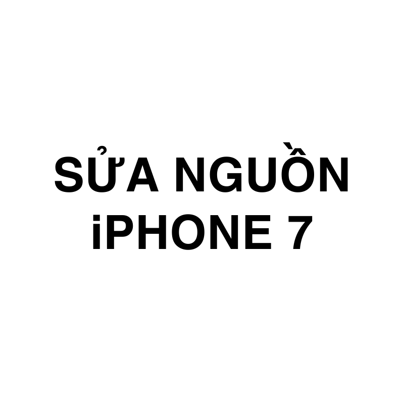 Sửa nguồn iPhone 7